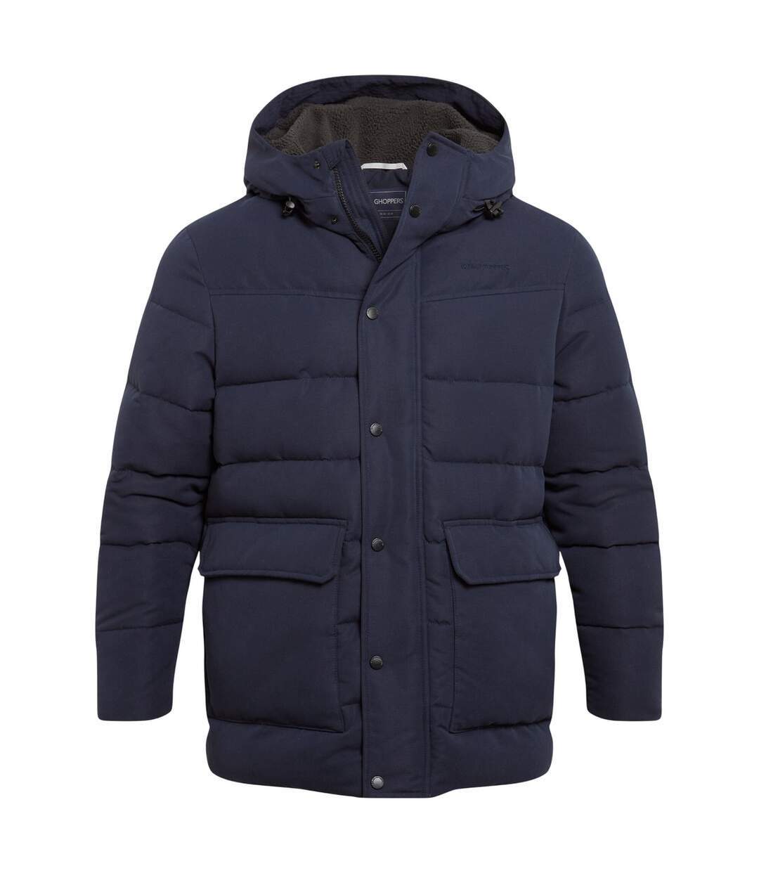 Mens aaron downlike padded jacket blue navy Craghoppers