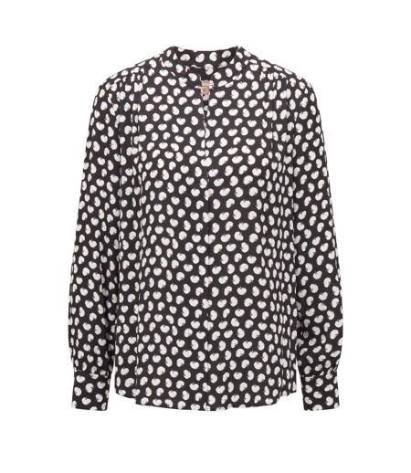 Womens/ladies Banora17 Blouse Black White Hugo Boss
