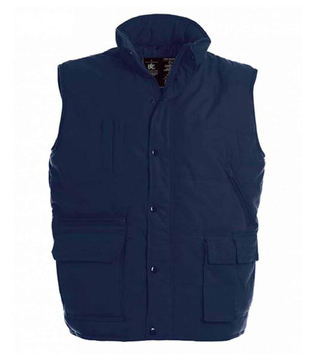 Doudoune anorak homme sans manches - Bodywarmer JU880 - bleu marine