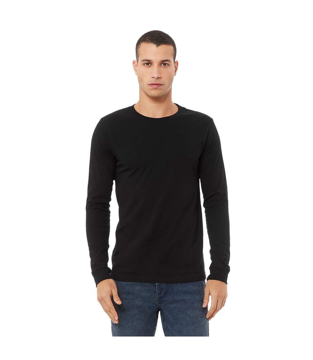 T-shirt Adulte Noir Bella + Canvas-1