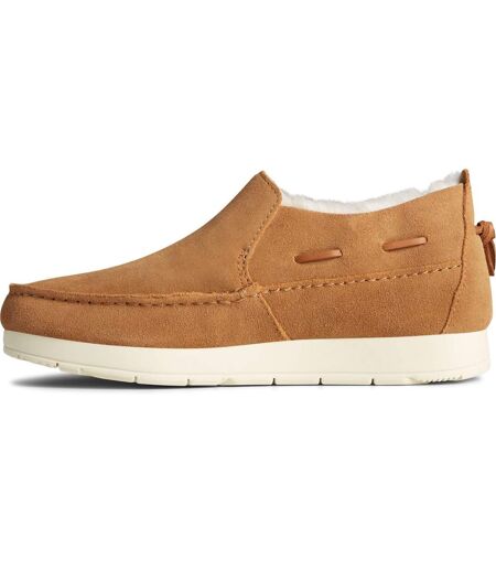 Sperry Womens/Ladies Moc Sider Basic Core Suede Casual Shoes (Tan) - UTFS8432