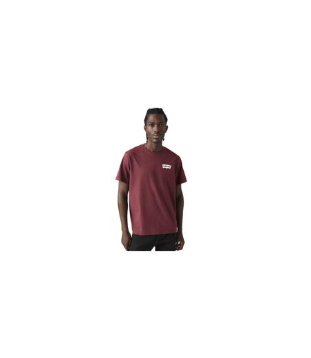 Mens Iconic Batwing Logo T-shirt Red Levis