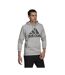 Sweat À Capuche Essentials Homme Gris Adidas-1
