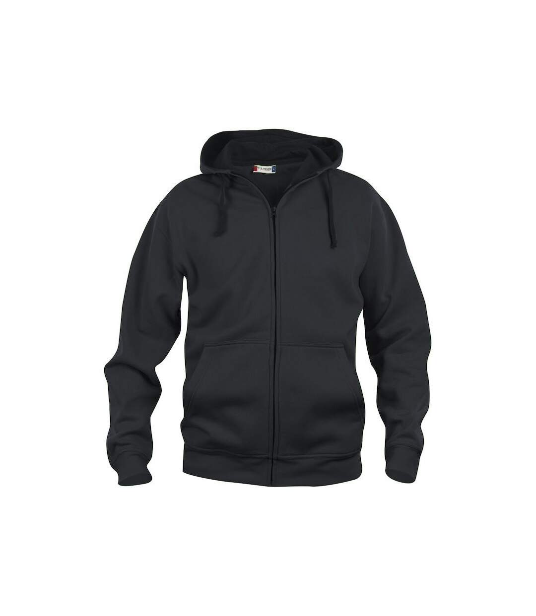 Veste à capuche basic homme noir Clique Clique