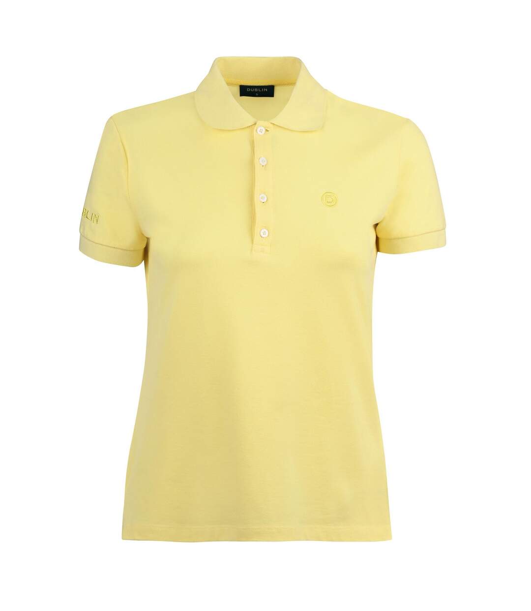 Polo lily femme jaune clair Dublin-1