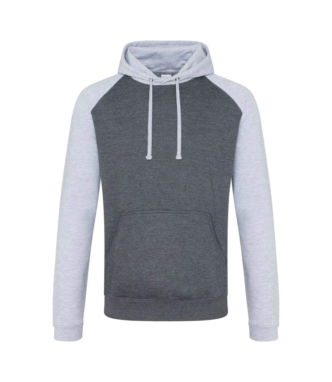 Sweat à capuche contrastée - homme - JH009 - gris-1