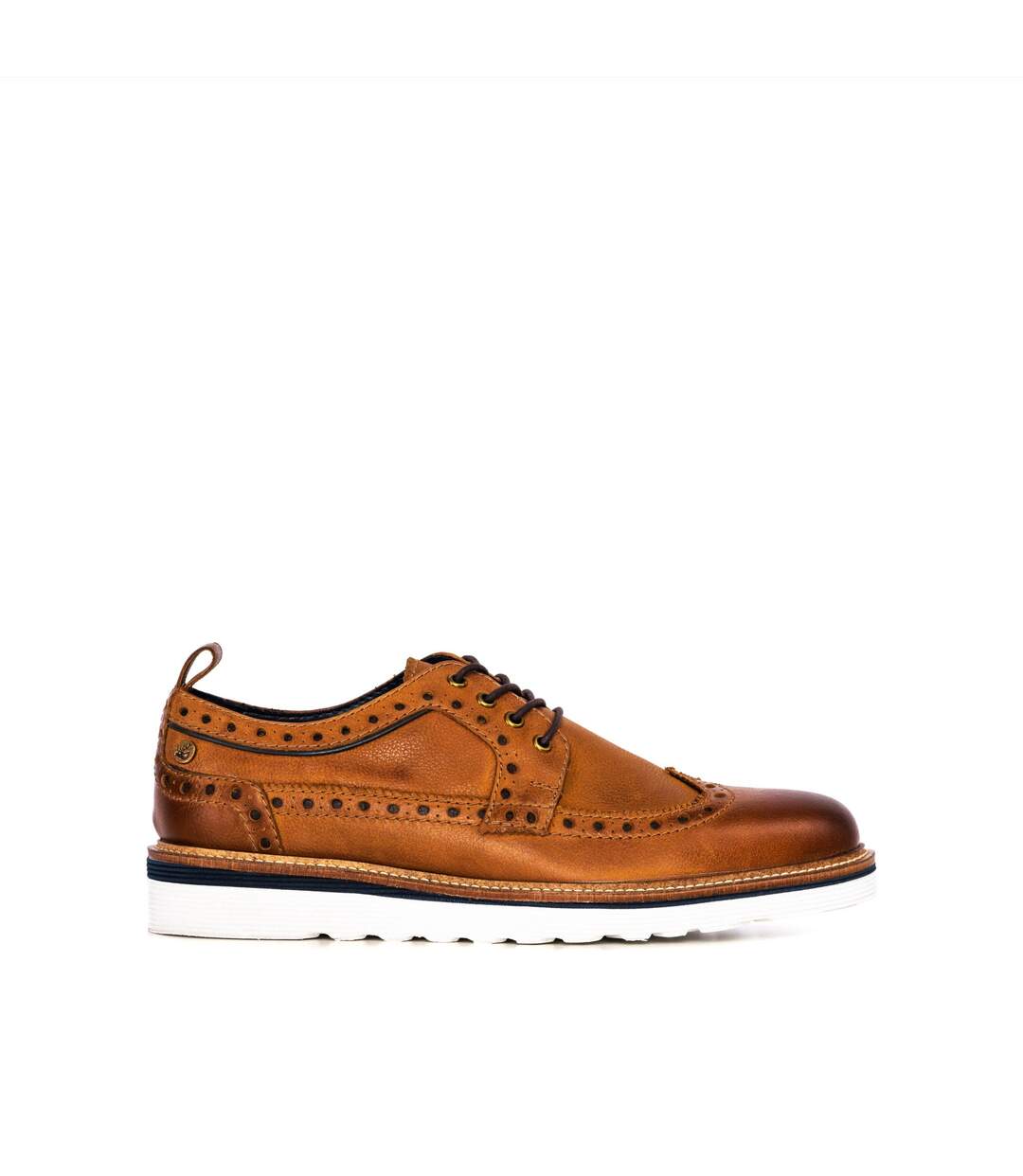 Mens Calder Tan Derby Brogue-1