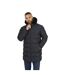 Doudoune Matelassée Motif/style À Capuche Homme Noir Brave Soul-2