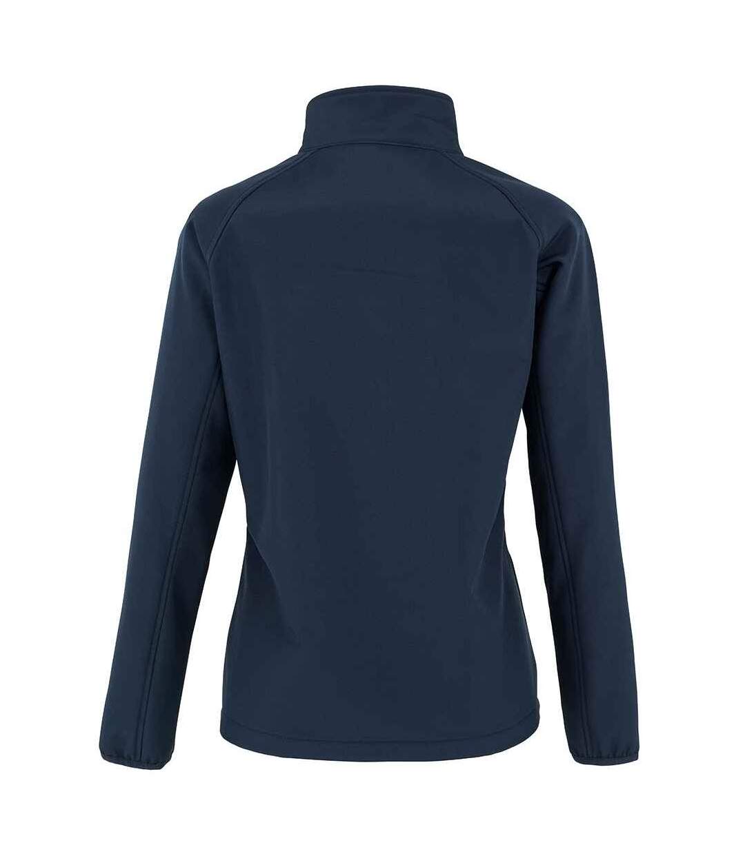 Veste softshell femme bleu marine Result Genuine Recycled-2