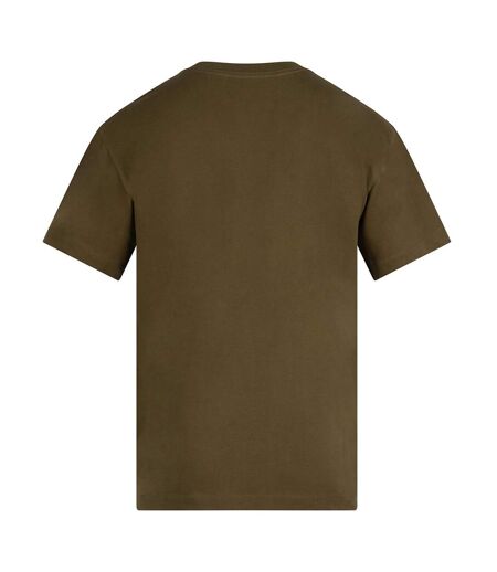 Unisex Adult Heavyweight T-shirt Khaki Green Anthem