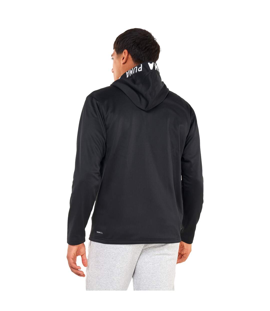 Sweat À Capuche Train Power Homme Noir Puma-4