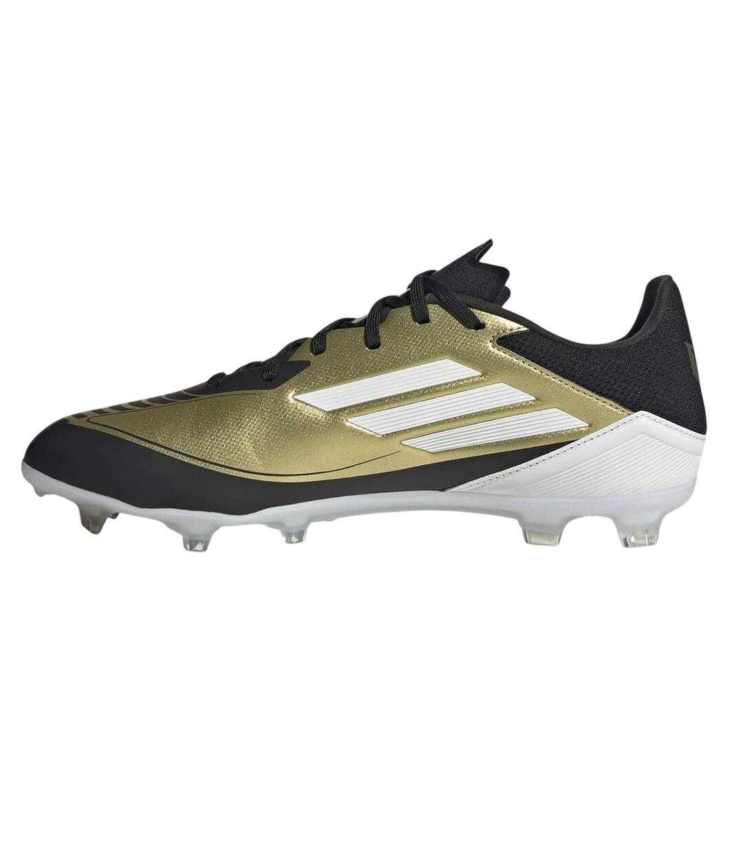 Mens Messi F50 Firm Ground Football Boots Gold Black Adidas-3