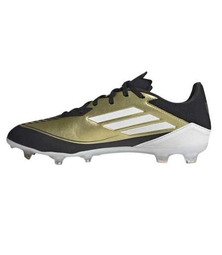 Mens Messi F50 Firm Ground Football Boots Gold Black Adidas