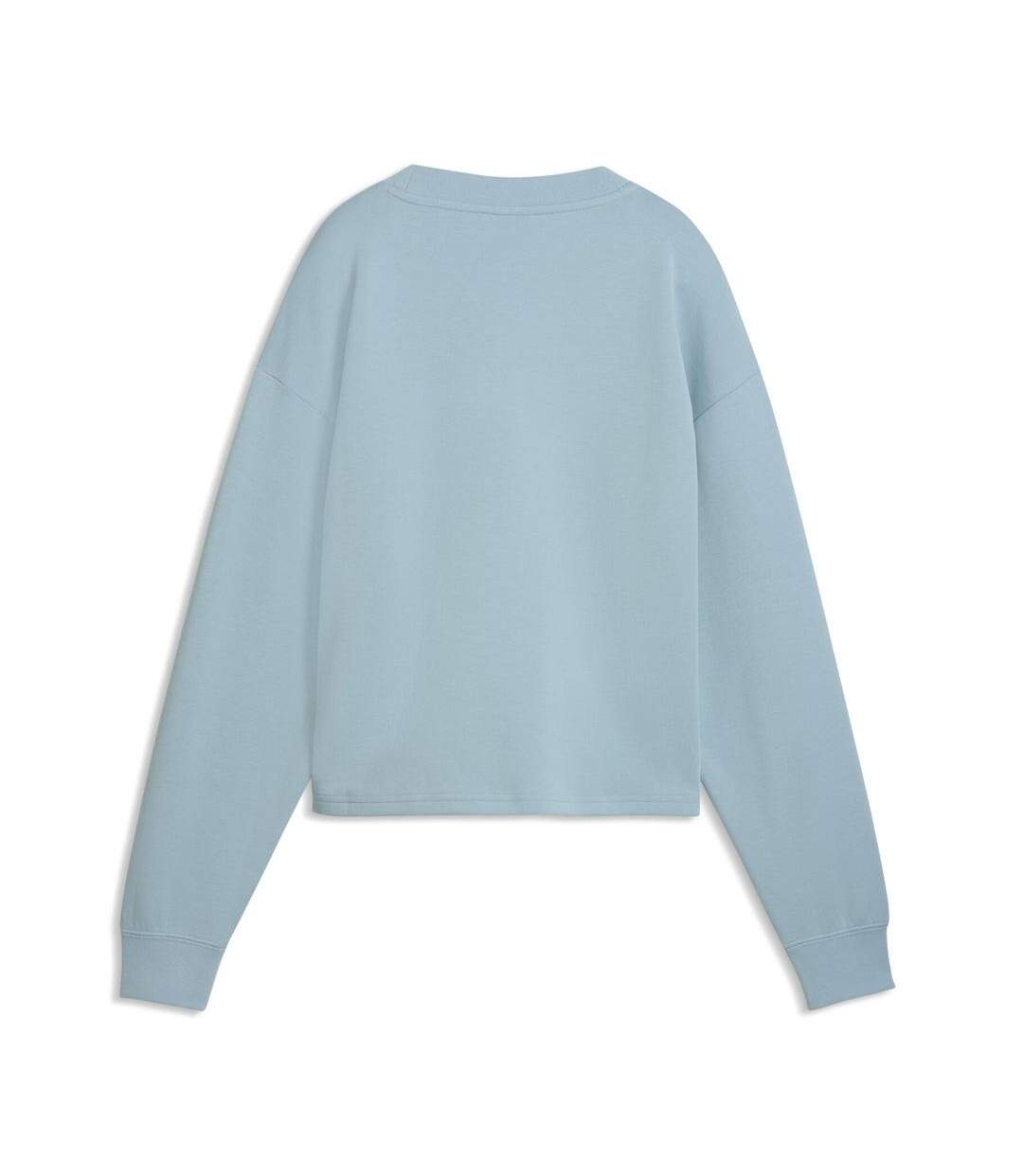 Sweat bleu femme puma elevated-2