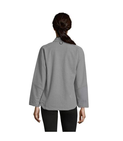 SOLS Womens/Ladies Roxy Soft Shell Jacket (Breathable, Windproof And Water Resistant) (Grey Marl) - UTPC348