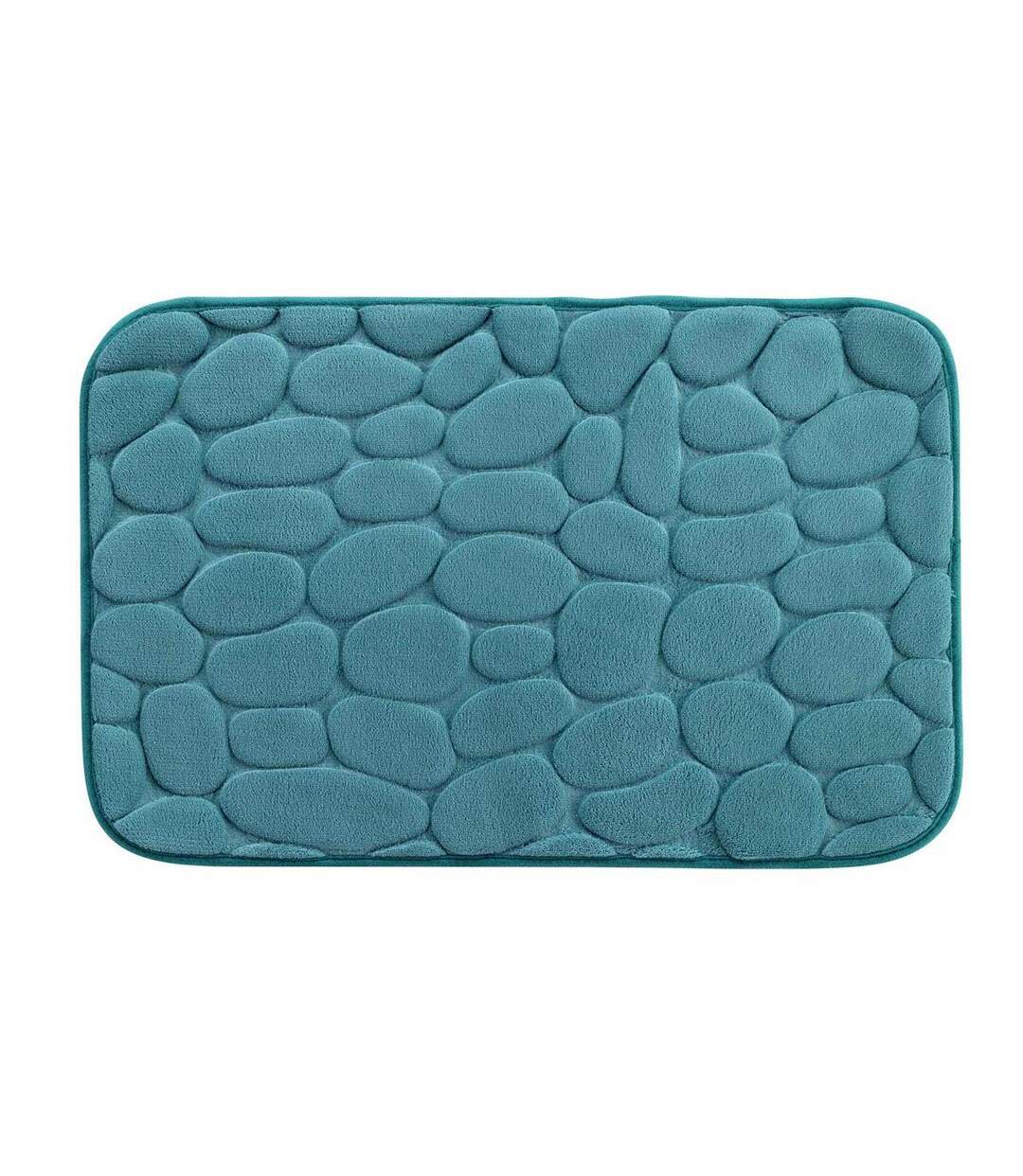 Tapis de Bain Ricochet 50x80cm Bleu Émeraude-1