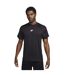 Mens Swoosh Crew Neck Regular T-shirt Black Nike-2