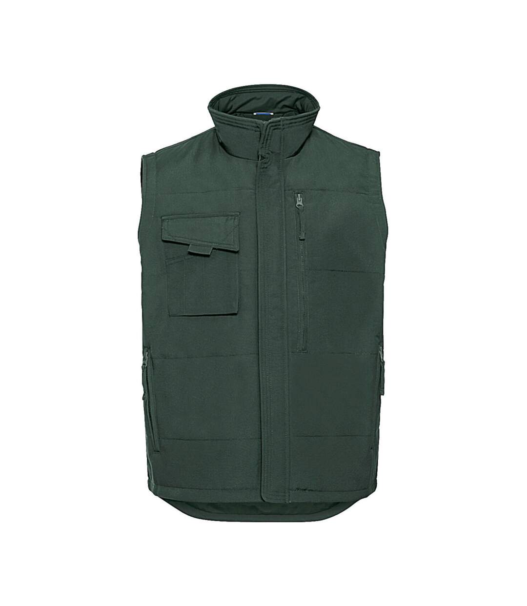 Veste Sans Manches Homme Vert Bouteille Russell-1