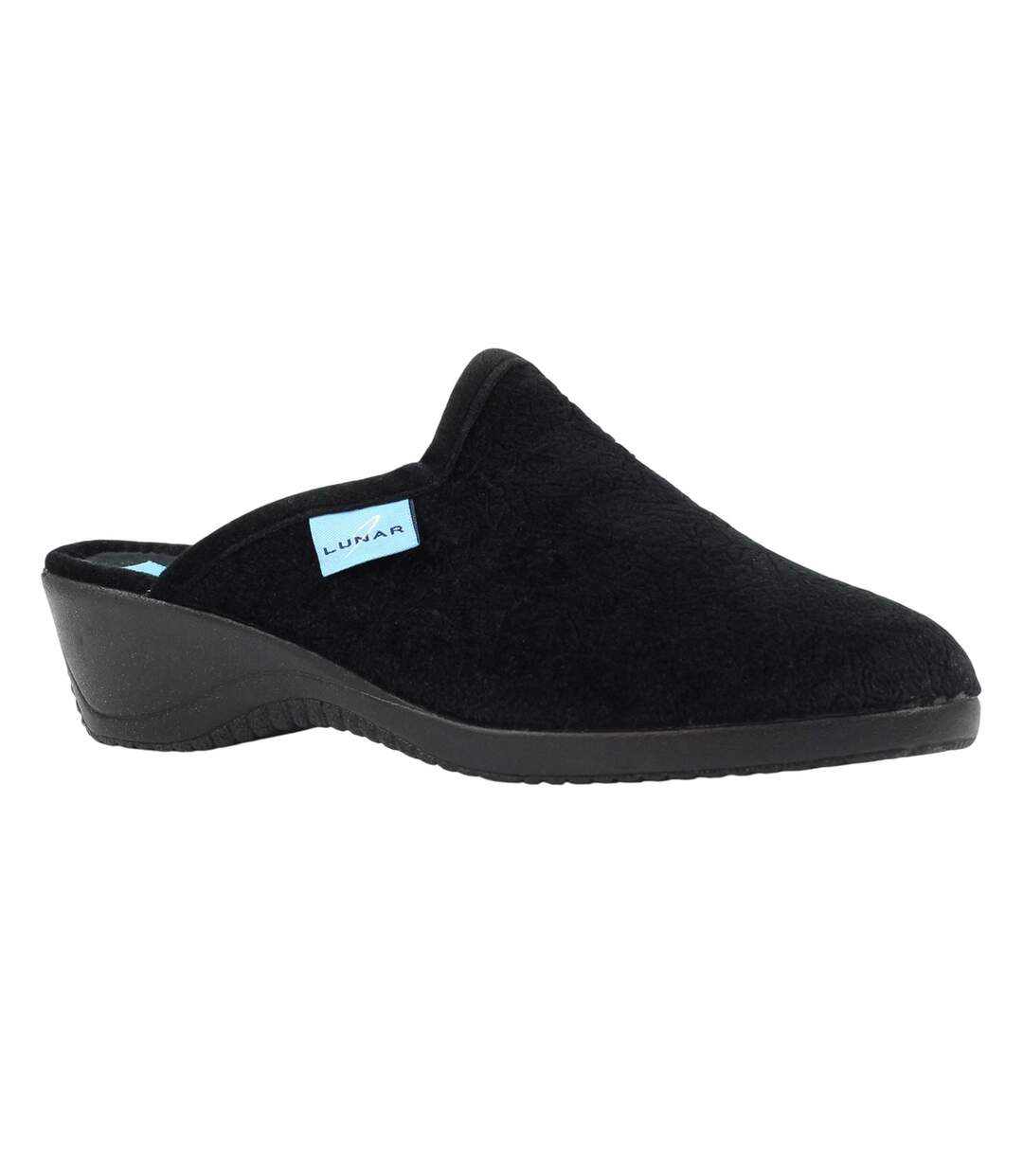 Chaussons Mules Audrey Femme Noir Lunar-1