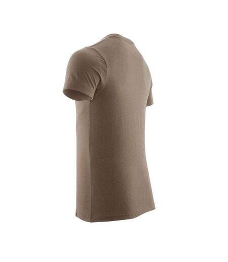 Mens Crossover T-shirt Dark Sand Mascot