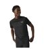 T-shirt virda homme noir Regatta-4