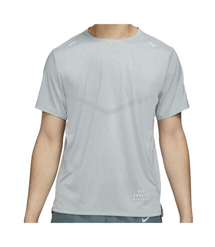 T-shirt de Running Vert Homme Nike Rise