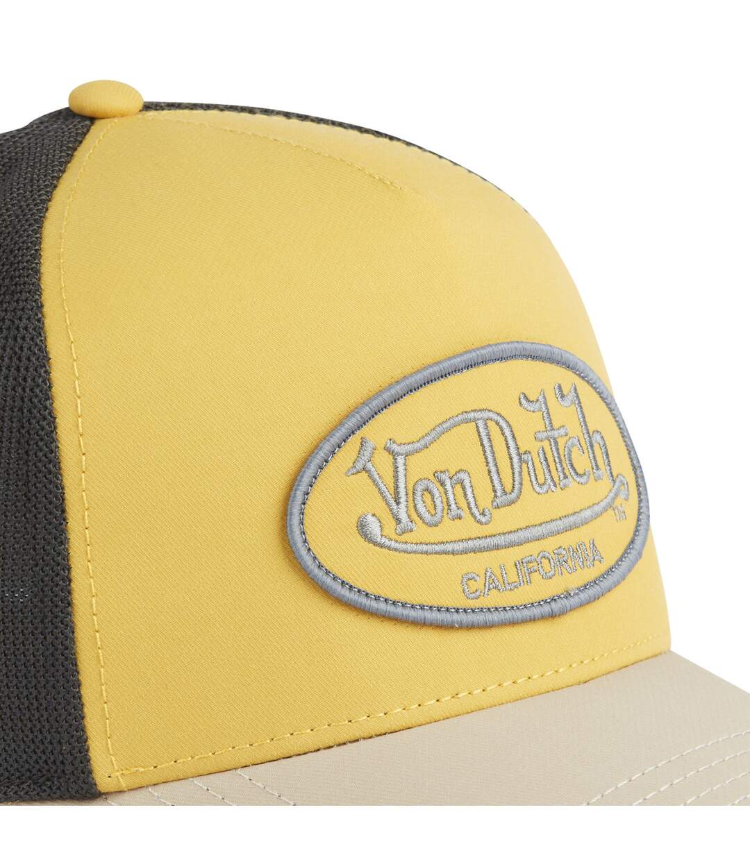 Casquette trucker avec filet et broderie Poly Vondutch-3