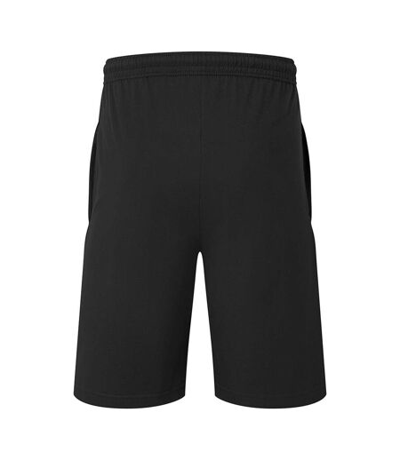 Mens Iconic Jersey Shorts Black Fruit Of The Loom