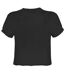 Womens/ladies Sleep Token Bl Poster Crop Top Charcoal Amplified-2
