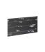 Chemin de Table Jetable Joli Design 40cmx3m Noir-1