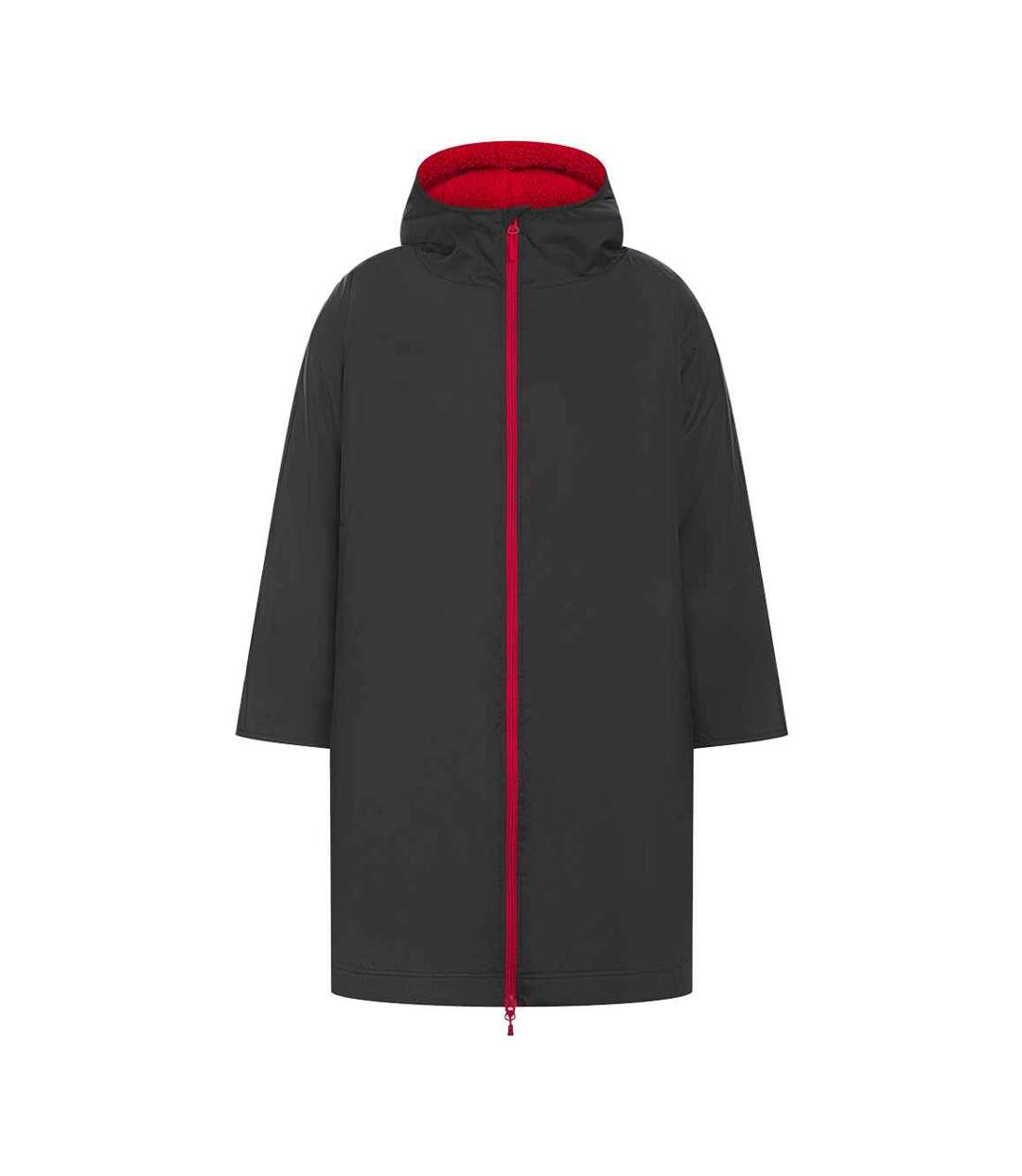 Unisex Adult All Weather Waterproof Jacket Black Red Finden & Hales-2
