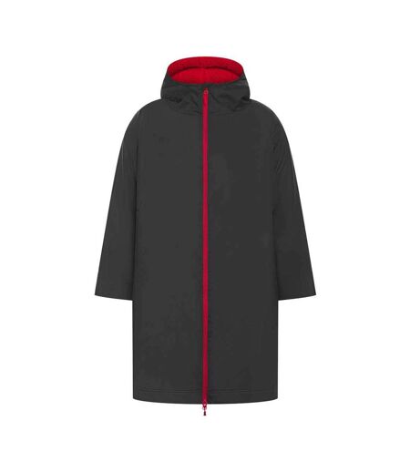 Unisex Adult All Weather Waterproof Jacket Black Red Finden & Hales