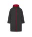 Unisex Adult All Weather Waterproof Jacket Black Red Finden & Hales-2