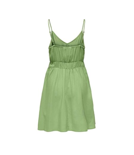 Robe verte femme only selina