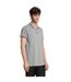 Polo Pasadena Homme Gris Chiné Bleu Marine SOLS-1