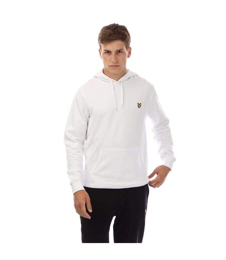Sweat À Capuche Motif Logo Homme Blanc Lyle & Scott