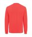 Unisex adult zion recycled cotton crew neck sweatshirt luscious red Iqoniq-2