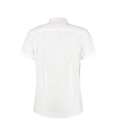 Kustom Kit Womens/Ladies Workforce Short-Sleeved Blouse (White) - UTRW10108