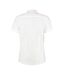 Womens/ladies workforce short-sleeved blouse white Kustom Kit