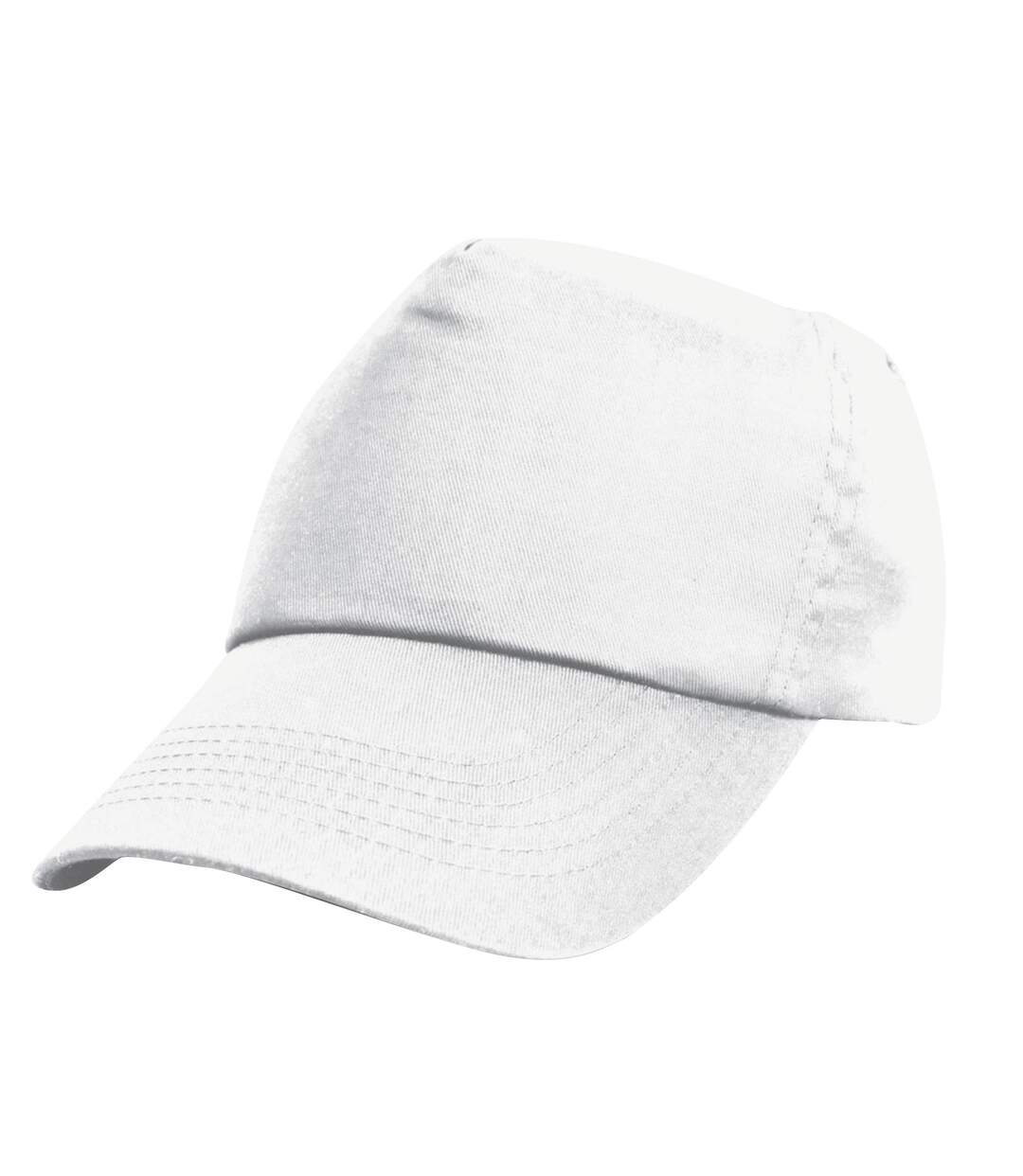 Casquette unie 100% coton enfant unisexe blanc Result-1
