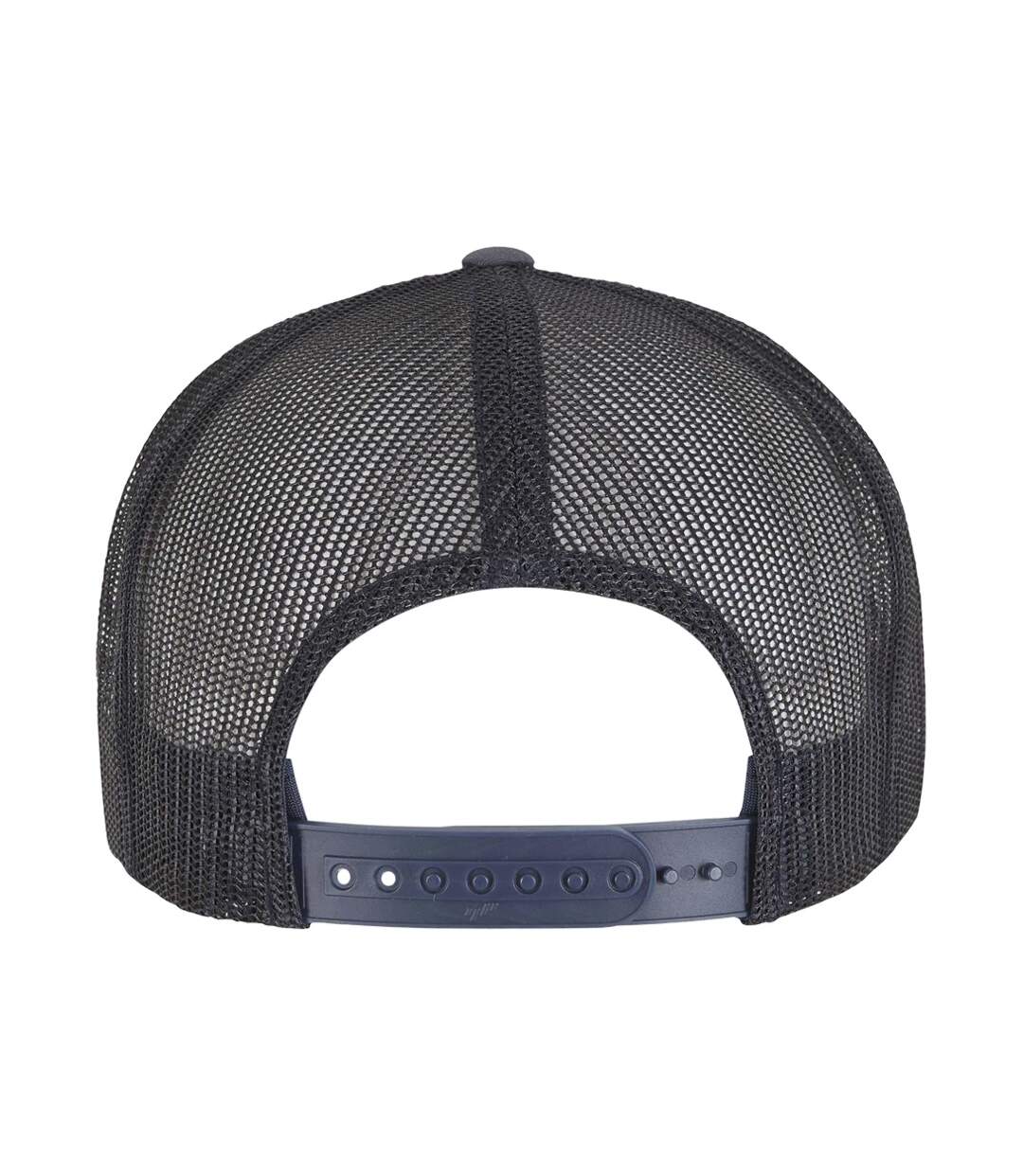 Casquette Trucker Adulte Bleu Marine Blanc Bleu Marine Foncé Flexfit-2