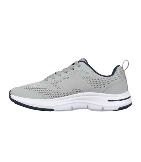 Baskets Curve Support Homme Gris Blanc Slazenger