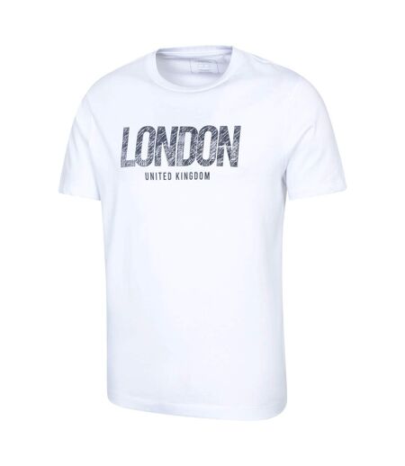 T-shirt manches courtes london homme blanc Mountain Warehouse