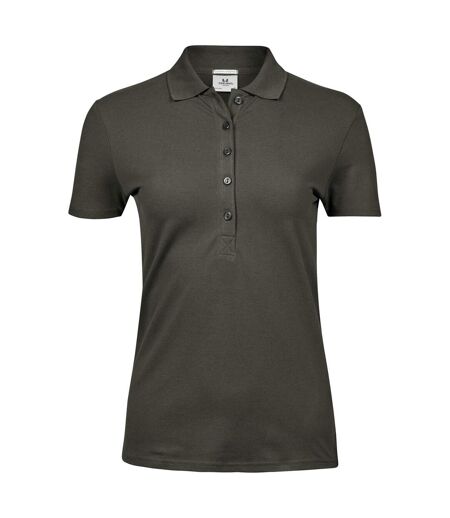 Tee Jays Womens/Ladies Luxury Stretch Polo Shirt (Deep Green)
