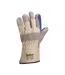 Cowhide Gants De Travail En Cuir Bleu Gris Venitex-1