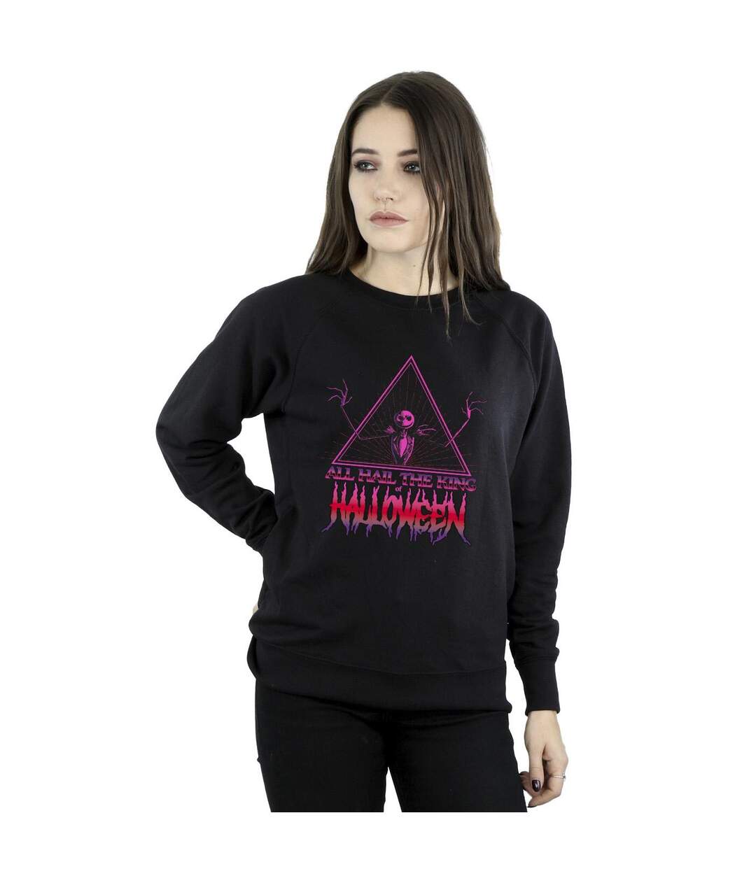 Disney Sweat Womens/Ladies The Nightmare Before Christmas Halloween King Sweatshirt (Noir) - UTBI31856-2