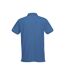 Polo Premium Femme Bleu Roi Clique-2