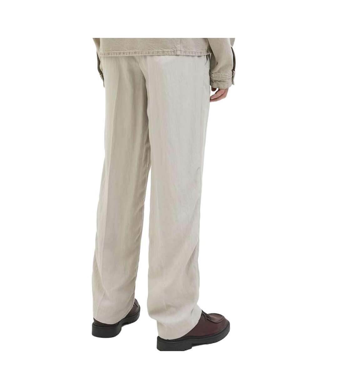 Pantalon fluide beige homme jack & jones jpstkarl-2