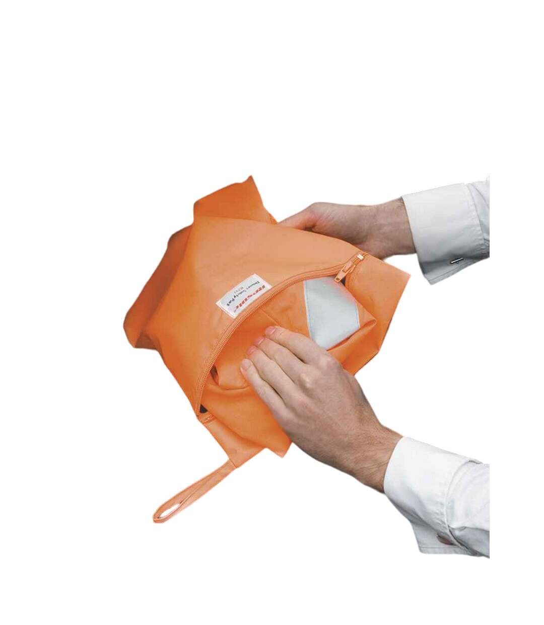 Safety vest storage bag one size orange SAFE-GUARD by Result-3