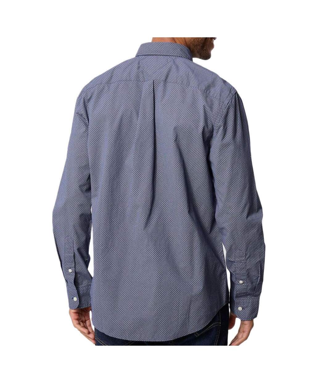 Chemise marine homme tommy hilfiger flex popline-2